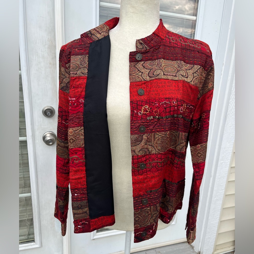 Chico’s Patchwork Jacket - image 3